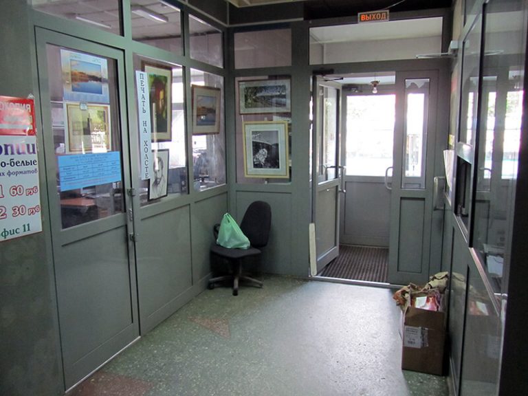 ОАО «Тверьстрой» алюминиевая перегородка. 2009г.