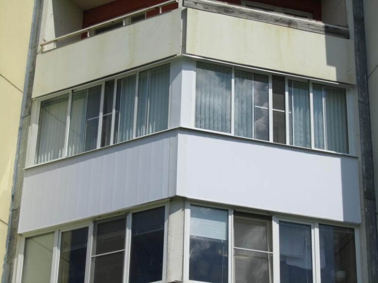 Алюминиевая лоджия в пос. Мамулино